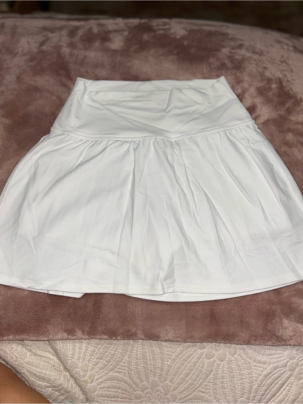 NVR WORN lululemon athletica White Flared Skirt